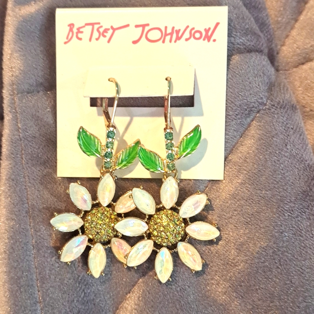 New Betsey Johnson earrings